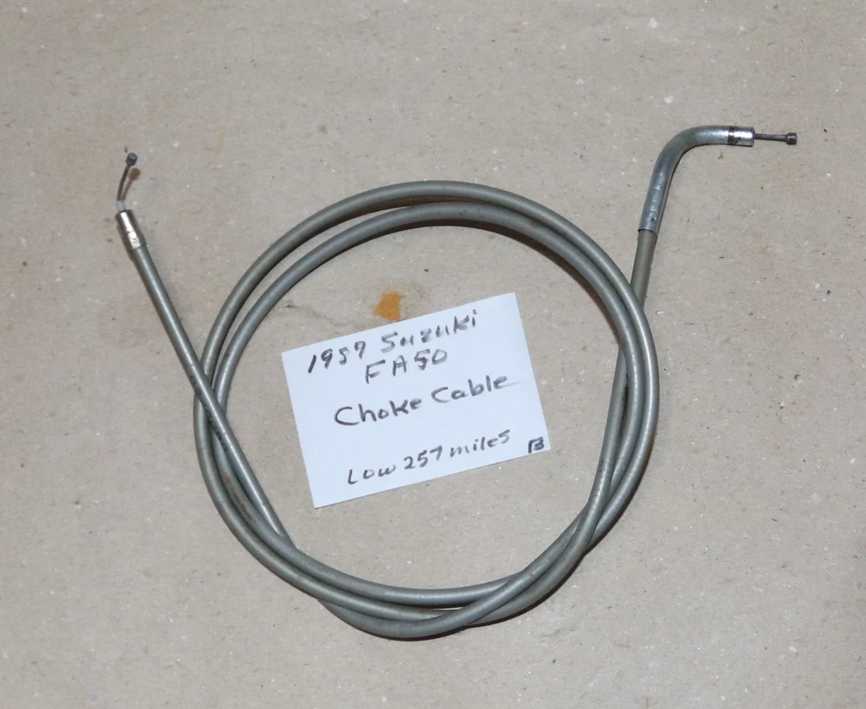 Cable estrangulador Suzuki Fa50 1989... (poco millaje de 257 millas) Foto 1 de 1