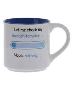 Give a Sh*t 250ml Ceramic Mug Funny Gift Boxed Novelty Coffee Cup - Picture 1 of 1