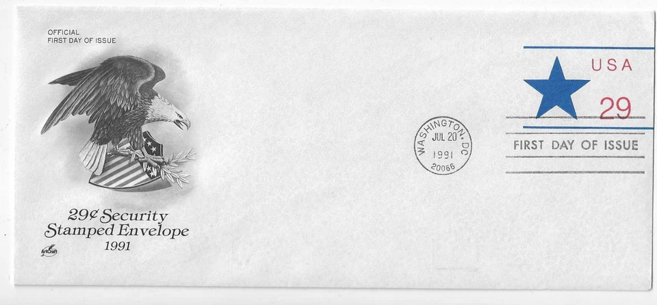 # U663 Star Security # 9 Envelope - Image 1 of 1