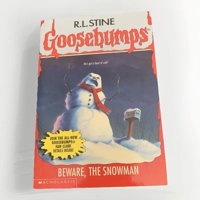 Goosebumps book #51 1st edition Beware, the Snowman by R. L. Stine (1997) - Image 1 of 4