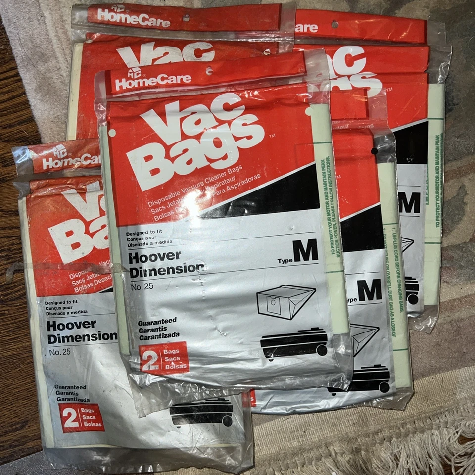 10 Hoover Dimension Type M Vacuum bags - Image 1 of 2
