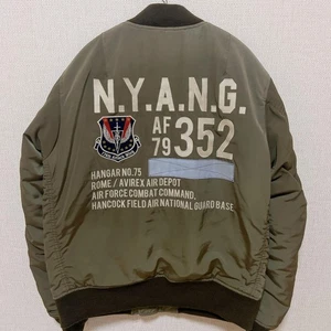Avirex XL MA-1 Flight Jacket U.S. Air Force Air National Guard Patch - Picture 1 of 12