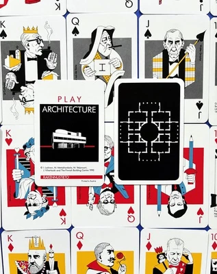 Juego de cartas de arquitectura juego de arquitectura, le Corbusier Walter Gropius Foto 1 de 4