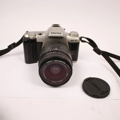 Pentax MZ-50 35mm SLR Film Camera with Sigma 28-80mm Lens Untested - Image 1 of 4