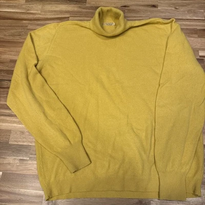 Suéter Vintage 60 Cox Moore Lujoso Cachemira Cuello Alto XL Inglaterra - con Defectos Foto 1 de 4