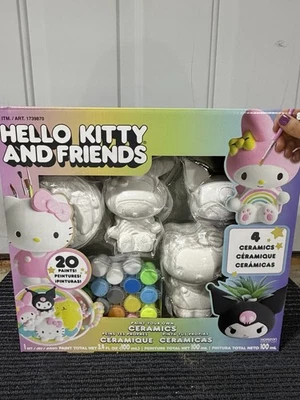 Pinta tus propias estatuillas, 1 juego de 4 estatuillas (Hello Kitty) Foto 1 de 4