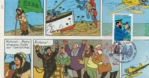 HAD07-6 Pli 100 ans Hergé Tintin - Haddock, Guebwiller - Picture 1 of 1