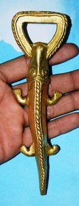 Krokodil Form Flaschenöffner Messing Reptilien Design Flasche Kappe Öffner MD48 - Bild 1 von 4