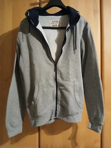 Sweat-Jacke Weste mit Kapuze in grau Gr. S - Bild 1 von 3