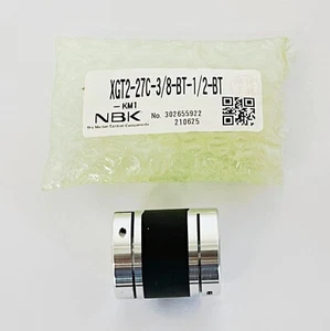 NBK XGT2-27C 3/8" x 1/2" Bohrung Durchmesser Servomotor flexible Kupplung Gummi Aluminium - Bild 1 von 9