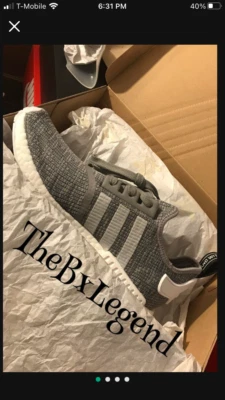 ADIDAS NMD_R1 Glitch camuflaje gris sólido talla 9.5 nuevo Foto 1 de 4