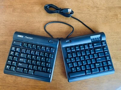 Kinesis Computer Ergonomic Freestyle Separated Keyboard Model KB700 Black - Image 1 of 4
