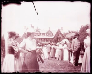 LATE 1800s or EARLY 1900s GLASS NEGATIVE, WOMAN'S COLLEGE GRADUATION-2 - Picture 1 of 2