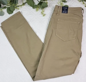 Pantaloni eleganti J Crew Flex slim kaki dritti taglia 32 x 32 nuovi con etichette - Foto 1 di 11