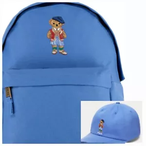 Mochila de lona Polo Ralph Lauren juvenil Polo Bear y gorra a juego - Imagen 1 de 7