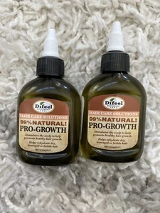 2Pack- DiFeel 99% Natural Hair Care Solutions Pro-Growth - Picture 1 of 2
