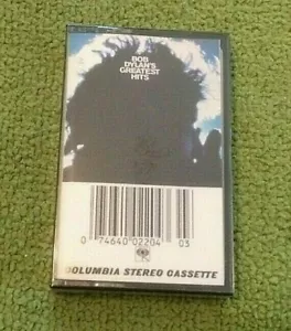 Bob Dylan's Greatest Hits Cassette Factory Sealed Columbia Rare Collectible - Picture 1 of 3