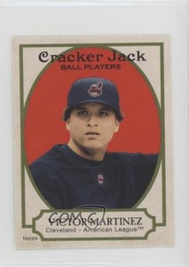 2005 Topps Cracker Jack Mini Stickers Victor Martinez #4