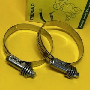 59-82 x 14.2mm Constant tension hose clamps x 2 Full stainless steel Tridon TCT0 - Picture 1 of 3