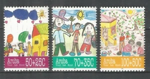 PAÍSES BAJOS ARUBA año 1995, como nuevo estampillas montadas (**) niños - Imagen 1 de 1