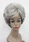 Gray Mix Short Wave Elderly Fluffy Women Daily Wig - 1870-456 Special offer!
