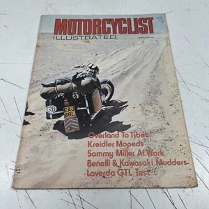 Revista de motocicletas retro vintage 1975 motociclista Reino Unido garaje foto motor - Imagen 1 de 7