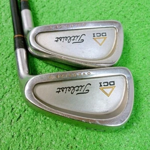 Titleist DCI OVERSIZE + long Iron Set of 2 3-4 Graphite Flex R ROYAL GRIP Men - Picture 1 of 9