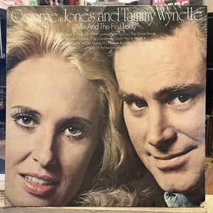 [COUNTRY]~EXC LP~GEORGE JONES~TAMMY WYNETTE~Me And The First Lady~[1972~CBS]~UK~ - Picture 1 of 5