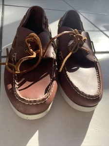 West Marine Comfort Classic Moc Leather Boat Shoes Brown  Men's Size 10 - Picture 1 of 6
