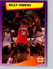 1992 Front Row Dream Picks Billy Owens #16 Syracuse Orangemen