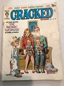 Cracked #135 septiembre 1975 revista de cómics fina hombre de seis millones de dólares - mujer biónica - Imagen 1 de 10