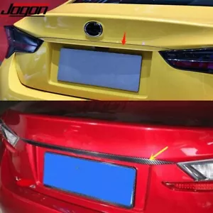 Carbon Rear Door Trunk Lid Molding Trim For Lexus RC300 350 F SPORT 2015 2016-18 - Picture 1 of 9