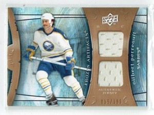 09-10 UD Artifacts Frozen Artifacts  Gilbert Perreault  /199  Dual Jerseys  HOF
