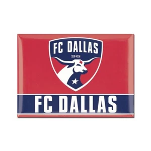 DOS (2) IMANES METÁLICOS FC DALLAS, 2,5" X 3,5" DE WINCRAFT - Imagen 1 de 1
