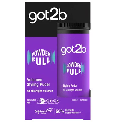 10g got2b powderful Volumen Styling Puder für sofortiges Volumen booster - Bild 1 von 4