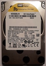 Western Digital WD6000BLHX 600GB 10K RPM 2.5" SATA HDD VelociRaptor Series