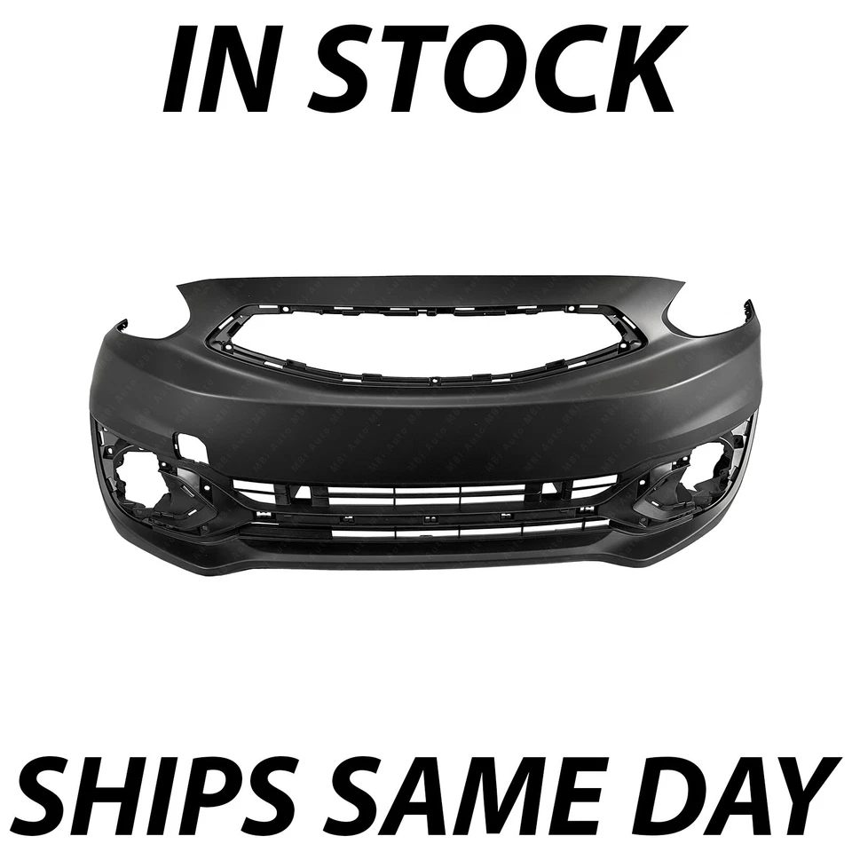 NEW Primered Front Bumper Cover for 2017 2018 2019 2020 Mitsubishi Mirage Hatch - Image 1 of 4