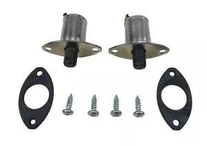 55 56 Chevy Dome Light Switches & Gaskets Pair 1955 1956 Chevrolet New - Picture 1 of 2