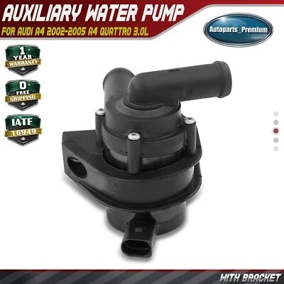 Bomba de agua auxiliar con soporte para Audi A4 2002-2005 A4 Quattro 2002-2006 3,0 L Foto 1 de 4