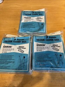 15 Vacuum Cleaner Dust Bags Kenmore Upright 5450 5470 6470 6480 20 5002 Zipper - Picture 1 of 8