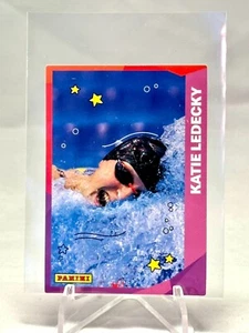 Tarjeta adhesiva de la familia Panini de los Juegos Olímpicos de 2024 Katie Ledecky McDonalds NUEVA - Imagen 1 de 2