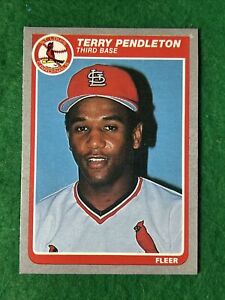 1985 Fleer - #236 Terry Pendleton (RC)