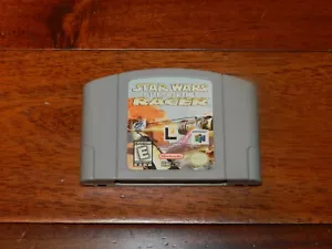 Star Wars: Episode One I: Racer (Nintendo 64, 1999) Cleaned/Tested/Authentic - Picture 1 of 2