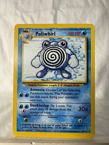 Poliwhirl 38/102 – 1999 Pokémon Base Set – WOTC – Excellent/Near Mint - Picture 1 of 2