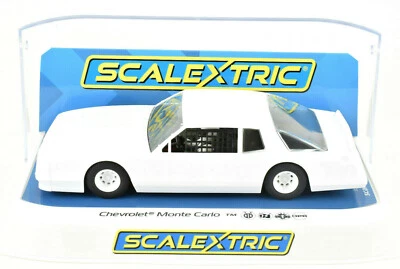Chevrolet Monte Carlo 1986 Scalextric blanco coche de stock DPR 1/32 coche ranura C4072 Foto 1 de 3