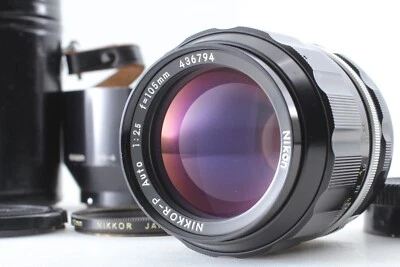 [Near MINT++ w/ Hood & Case] Nikon Nikkor-P Auto 105mm f/2.5 Non Ai Lens Japan - Image 1 of 4