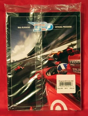 2012 Indianapolis 96th 500  with SEALED 100th Yearbook and Lineup Sheet - Image 1 of 4