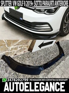 VW GOLF 8 VIII HOJA DEBAJO PARACHOQUES DELANTERO ABS PULIDO DIVISOR - Imagen 1 de 11