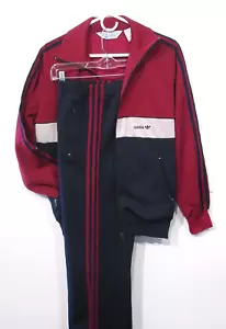 DE COLECCIÓN HOMBRE ATLÉTICO AÑOS 70 PRINCIPIOS 1980 ADIDAS M CHÁNDAL CHAQUETA PANTALONES CREMALLERA 014 - Imagen 1 de 17