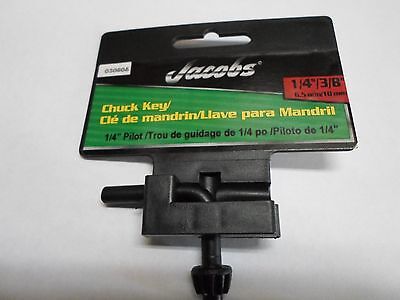 Jacobs Chuck Key 1/4  Or 3/8  Drill     1/4  Pilot  Jacobs #030605 • 3$